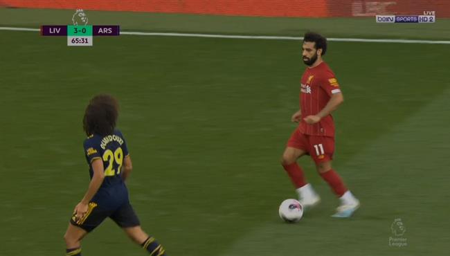ملخص لمسات محمد صلاح في مباراة ليفربول وارسنال