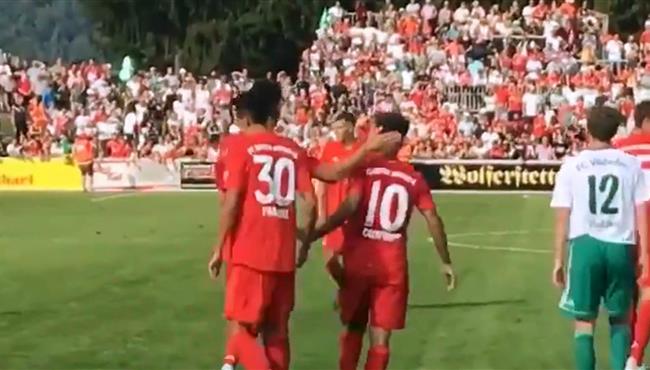 اول هدف لكوتينيو مع بايرن ميونخ في مرمي فيلزهوفن مباراة ودية