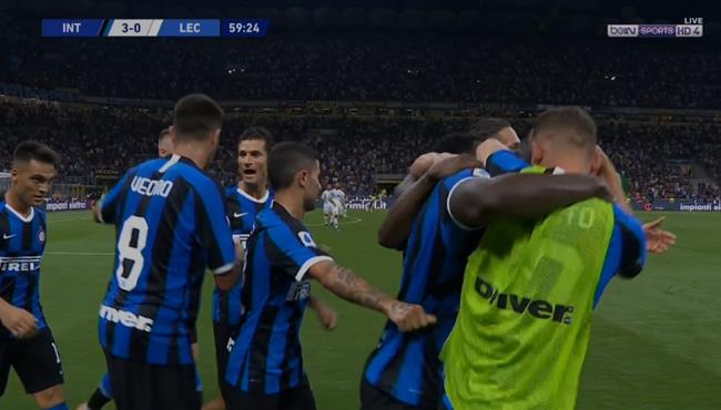 اهداف مباراة انتر ميلان وليتشي 4 0 الدوري الايطالي