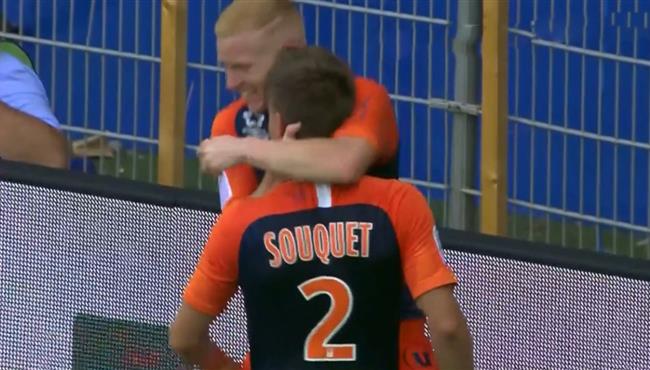 هدف فوز مونبلييه الصاروخي علي ليون 1 0 الدوري الفرنسي