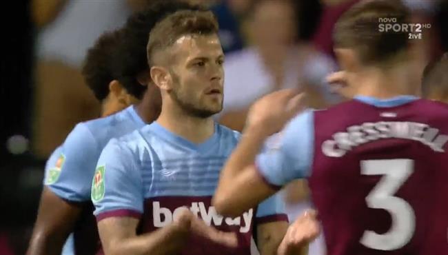 اهداف مباراة وست هام ونيو بورت 2 0 كاس الرابطة الانجليزية