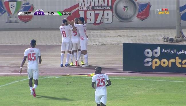 اهداف مباراة الكويت والشرطة 3 1 البطولة العربية
