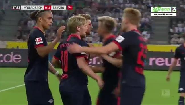 اهداف مباراة لايبزج وبوروسيا مونشنجلادباخ 3 1 الدوري الالماني