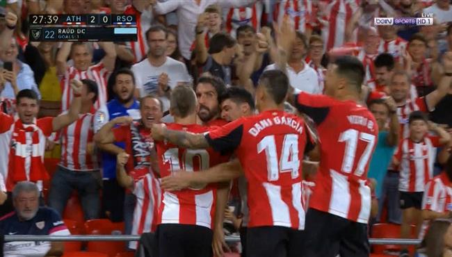 اهداف مباراة اتلتيك بلباو وريال سوسيداد 2 0 ادوري الاسباني