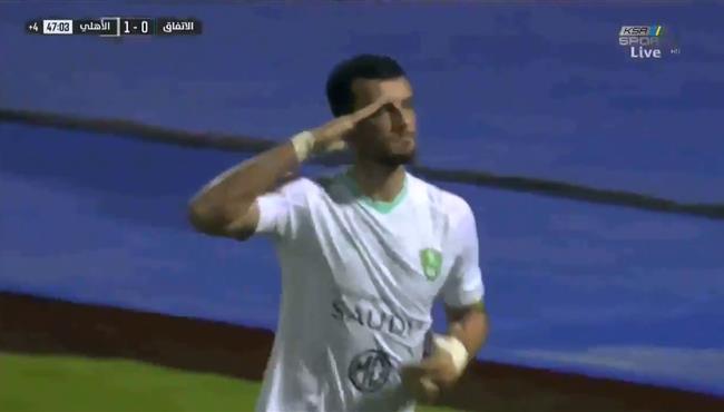 هدف عمر السومة في مرمي الاتفاق بالدوري السعودي