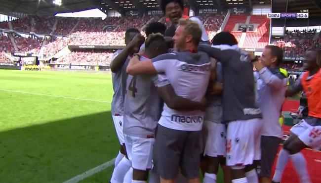 اهداف مباراة نيس ورين 2 1 الدوري الفرنسي