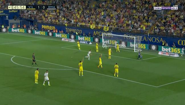 هدف تعادل ريال مدريد مع فياريال جاريث بيل