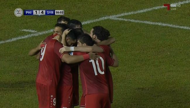 اهداف مباراة سوريا والفلبين 5 2 تصفيات كاس العالم