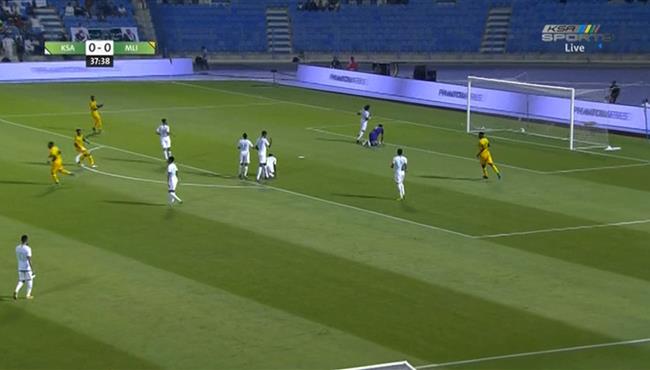 هدف مالي الاول الرائع في مرمي السعودية مباراة ودية