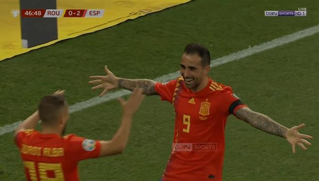 هدف اسبانيا الثاني في رومانيا 2 0 باكو ألكاسير