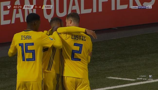 اهداف مباراة السويد وجزر فاروه 4 0 تصيفات امم اوروبا