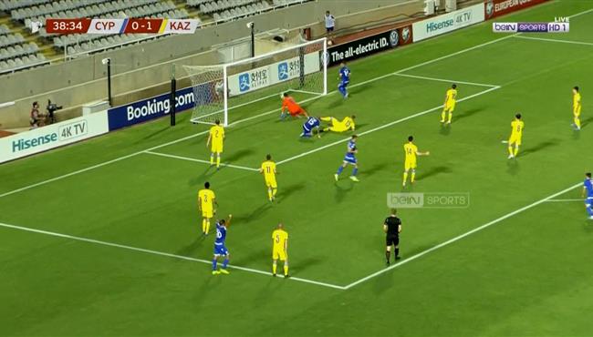 اهداف مباراة قبرص وكازاخستان 1 1 تصفيات امم اوروبا