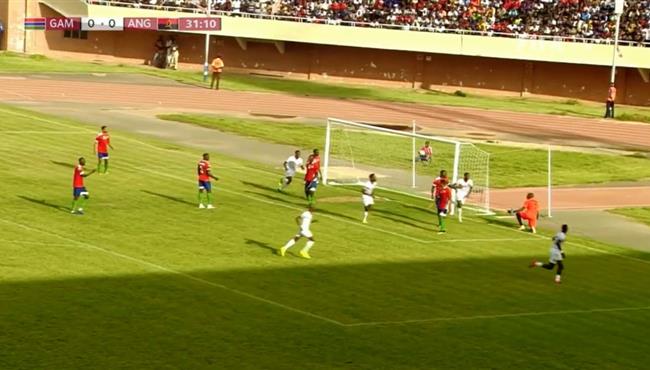 هدف فوز انجولا علي جامبيا 1 0 تصفيات كأس العالم