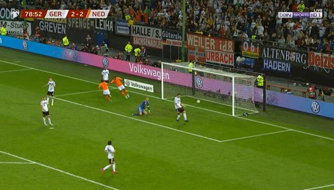 هدف هولندا الثالث في مرمي المانيا بتصفيات امم اوروبا