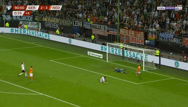 هدف هولندا الرابع في مرمي المانيا بتصفيات امم اوروبا