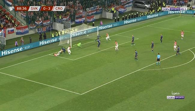 اهداف مباراة كرواتيا وسلوفاكيا 4 0 تصفيات امم اوروبا