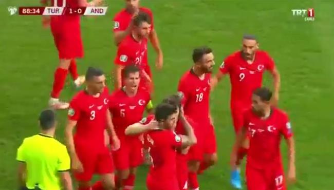هدف فوز تركيا علي اندورا 1 0 تصفيات امم اوروبا