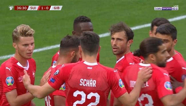 اهداف مباراة سويسرا وجبل طارق 4 0 تصفيات امم اوروبا