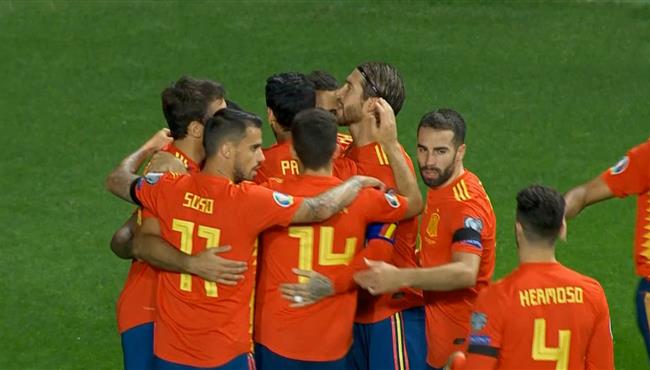 اهداف مباراة اسبانيا وجزر فارو 4 0 تصفيات امم اوروبا