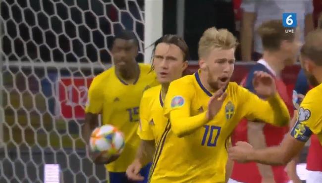 اهداف مباراة السويد والنرويج 1 1 تصفيات امم اوروبا