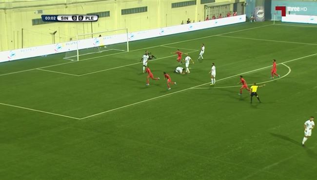 اهداف مباراة فلسطين وسنغافورة 1 2 تصفيات كأس العالم