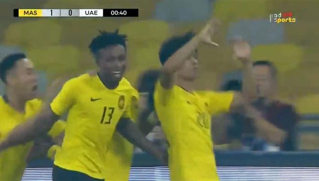 اهداف مباراة الامارات وماليزيا 2 1 تصفيات كاس العالم