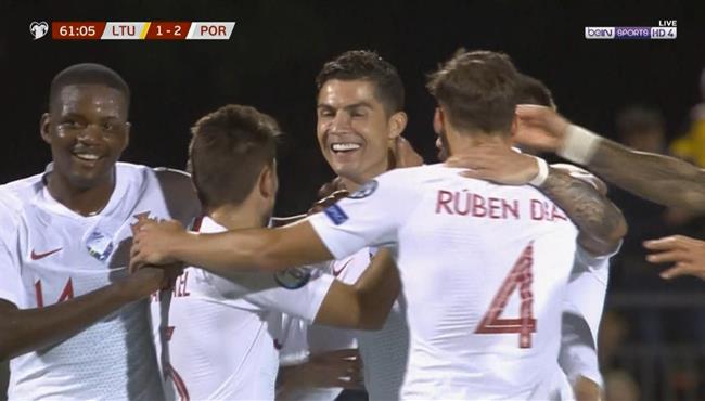 اهداف مباراة البرتغال ولتوانيا 5 1 تصفيات امم اوروبا