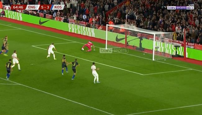 هاري كين يهدر ركلة جزاء في مباراة انجلترا وكوسوفو بتصفيات امم اوروبا