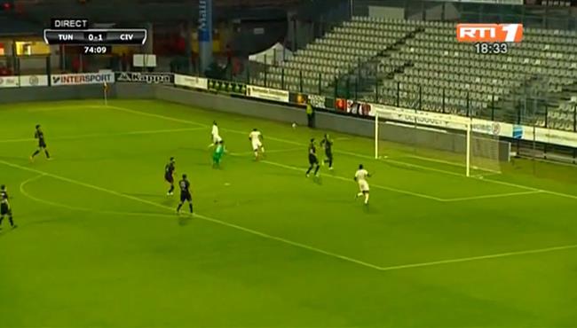 اهداف مباراة تونس وكوت ديفوار 1 2 مباراة ودية