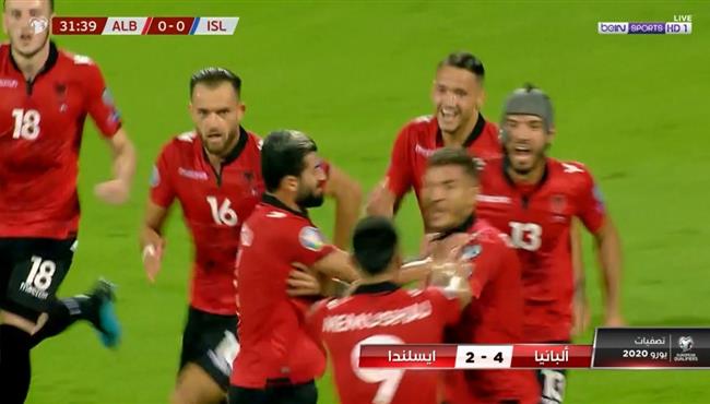 اهداف مباراة البانيا وايسلندا 4 2 تصفيات امم اوروبا