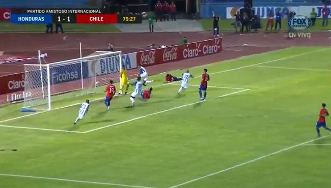 اهداف مباراة تشيلي وهندوراس 1 2 مباراة ودية