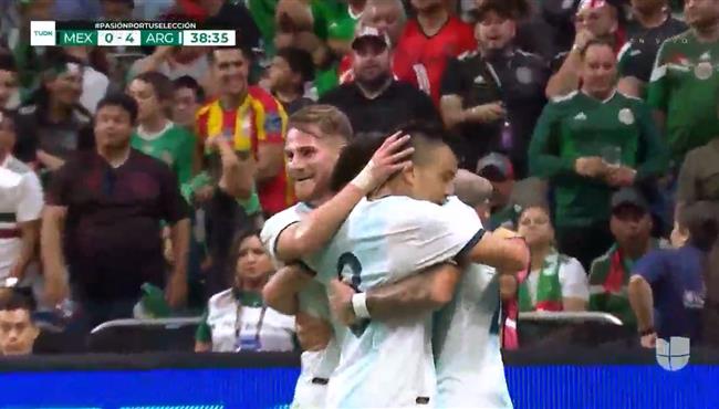 اهداف مباراة الارجنتين والمكسيك 4 0 مباراة ودية