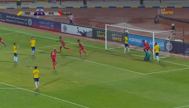 هدف اهلي بنغازي الاول في مرمي الاسماعيلي بالبطولة العربية