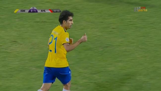 هدف الاسماعيلي الثالث في مرمي اهلي بني غازي احمد مدبولي