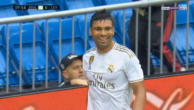 هدف ريال مدريد الثالث في مرمي ليفانتي بالدوري الاسباني