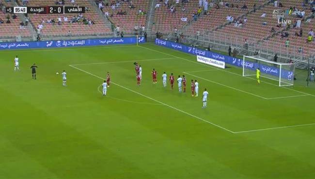 هدف الاهلي الاول الرائع في مرمي الوحدة بالدوري السعودي