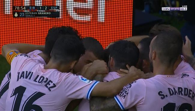 اهداف مباراة اسبانيول وايبار 2 1 الدوري الاسباني