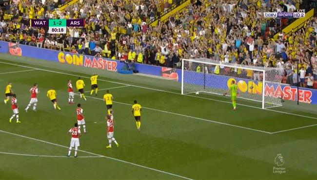هدف تعادل واتفورد مع ارسنال 2 2 الدوري الانجليزي