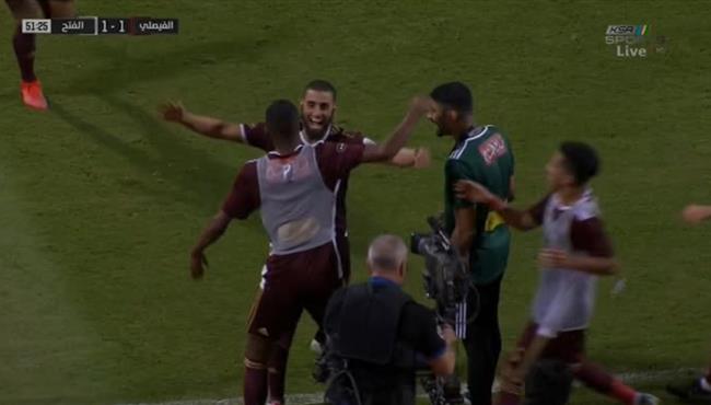لاعب الفيصلي يتلاعب بمدافع الفتح ويسجل هدف رائع في الدوري السعودي