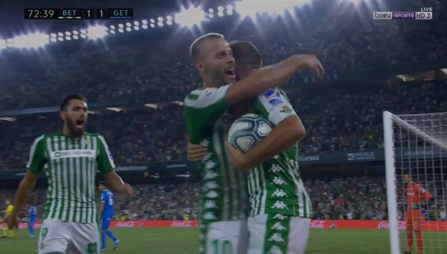 اهداف مباراة ريال بيتيس وخيتافي 1 1 الدوري الاسباني