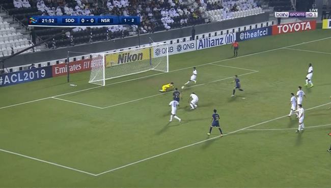 جوليانو يهدر فرصة هدف محقق امام مرمي السد بدوري ابطال اسيا