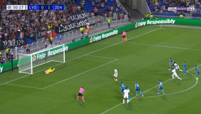 اهداف مباراة ليون وزينيت 1 1 دورى ابطال اوروبا