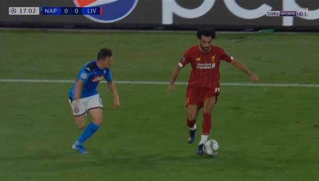 ملخص لمسات محمد صلاح في مباراة ليفربول ونابولي تعليق عصام الشوالي