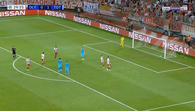 اهداف مباراة توتنهام واولمبياكوس 2 2 دوري ابطال اوروبا