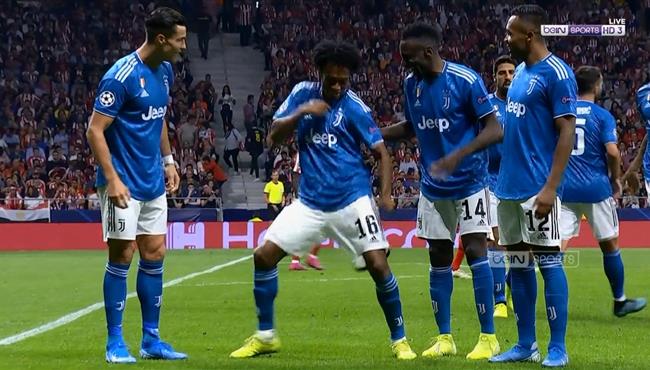 هدف يوفنتوس الاول الرائع في مرمي اتلتيكو مدريد بدوري ابطال اوروبا