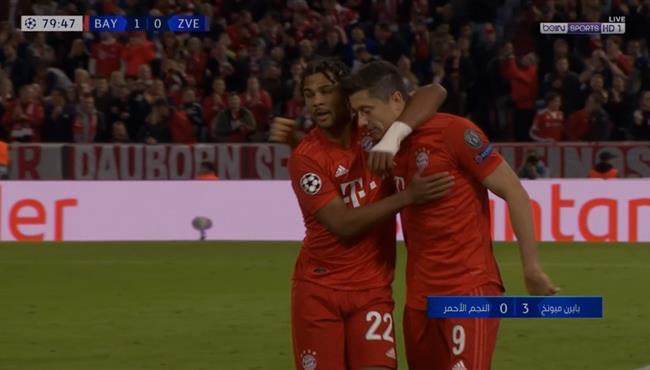 اهداف مباراة بايرن ميونخ والنجم الاحمر 3 0 دوري ابطال اوروبا