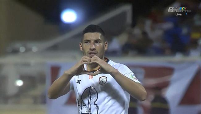 هدف تعادل الشباب مع ضمك 1 1 الدوري السعودي