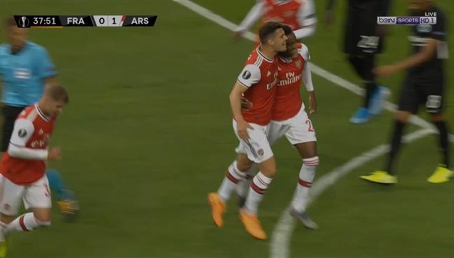 اهداف مباراة ارسنال وفرانكفورت 3 0 الدوري الاوروبي