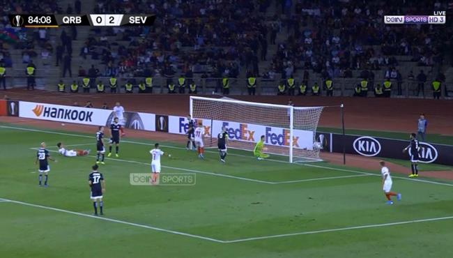 اهداف مباراة اشبيلية وكارباكا اجدام 3 0 الدورى الاوروبى