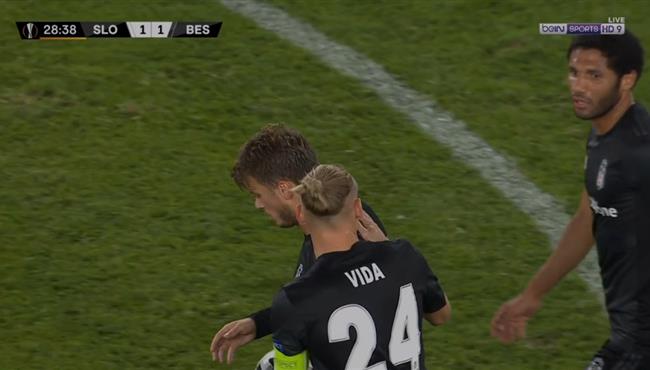 هدف تعادل بشكتاش مع سلوفان براتيسلافا 1 1 الدوري الاوروبي